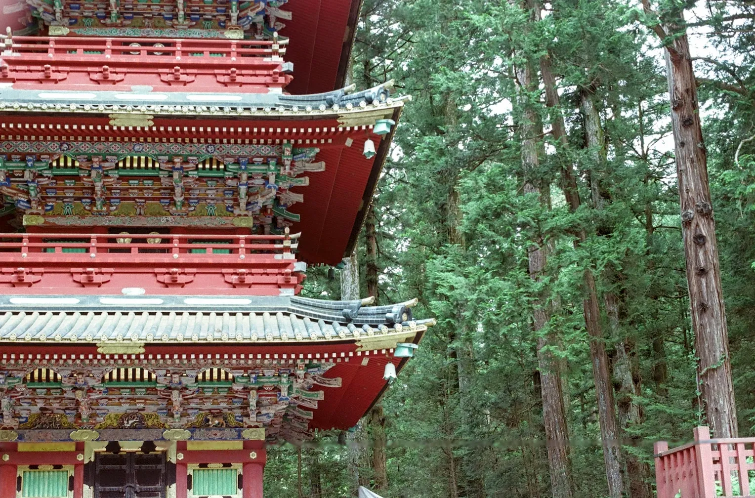 The Toshogu Shrine pagoda.