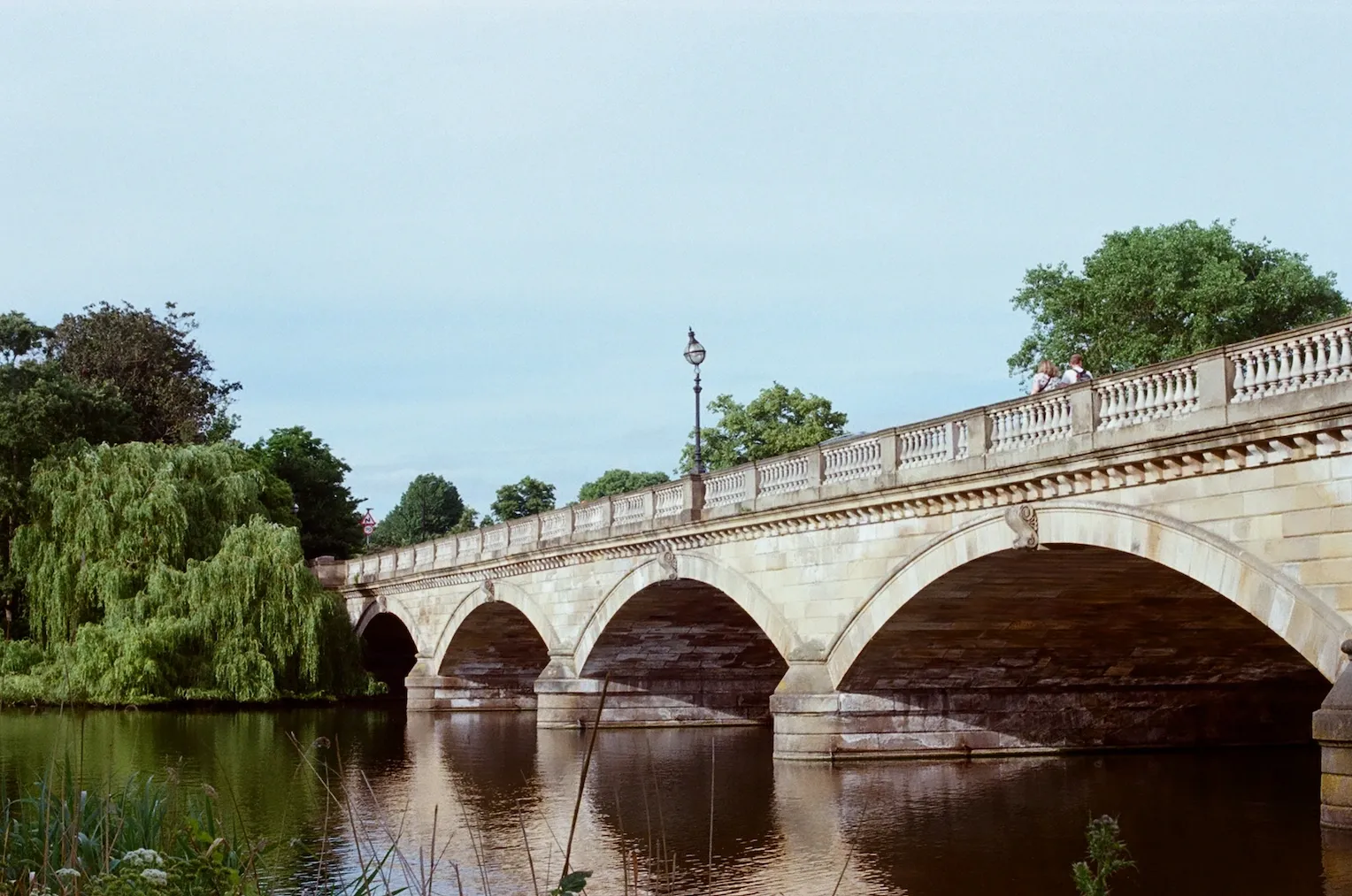 A bridge in Hyde Park.