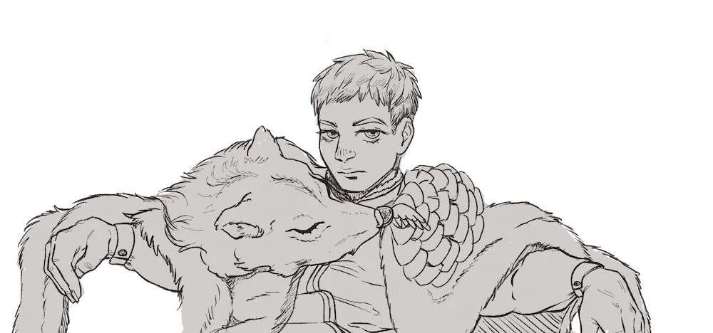 Laios from Delicious in Dungeon - FanArt