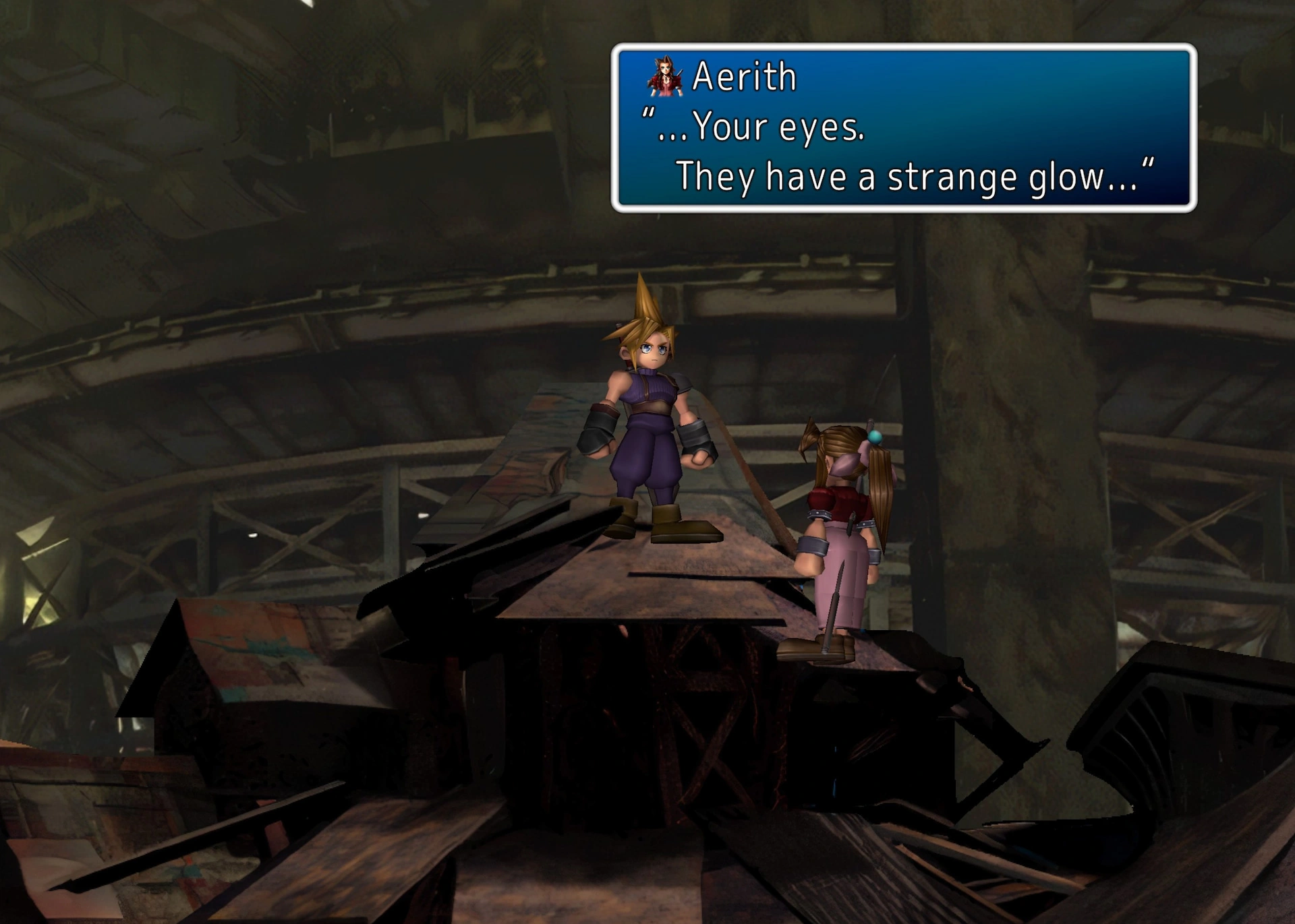 A screenshot of Final Fantasy 7.