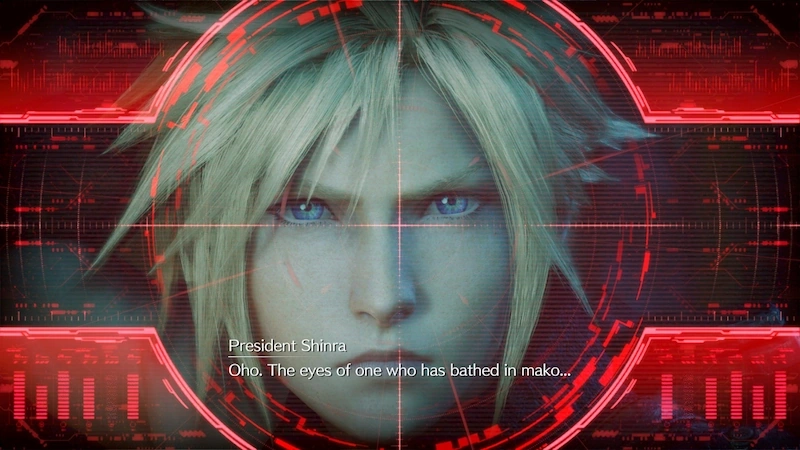 A screenshot of Final Fantasy 7 Remake.