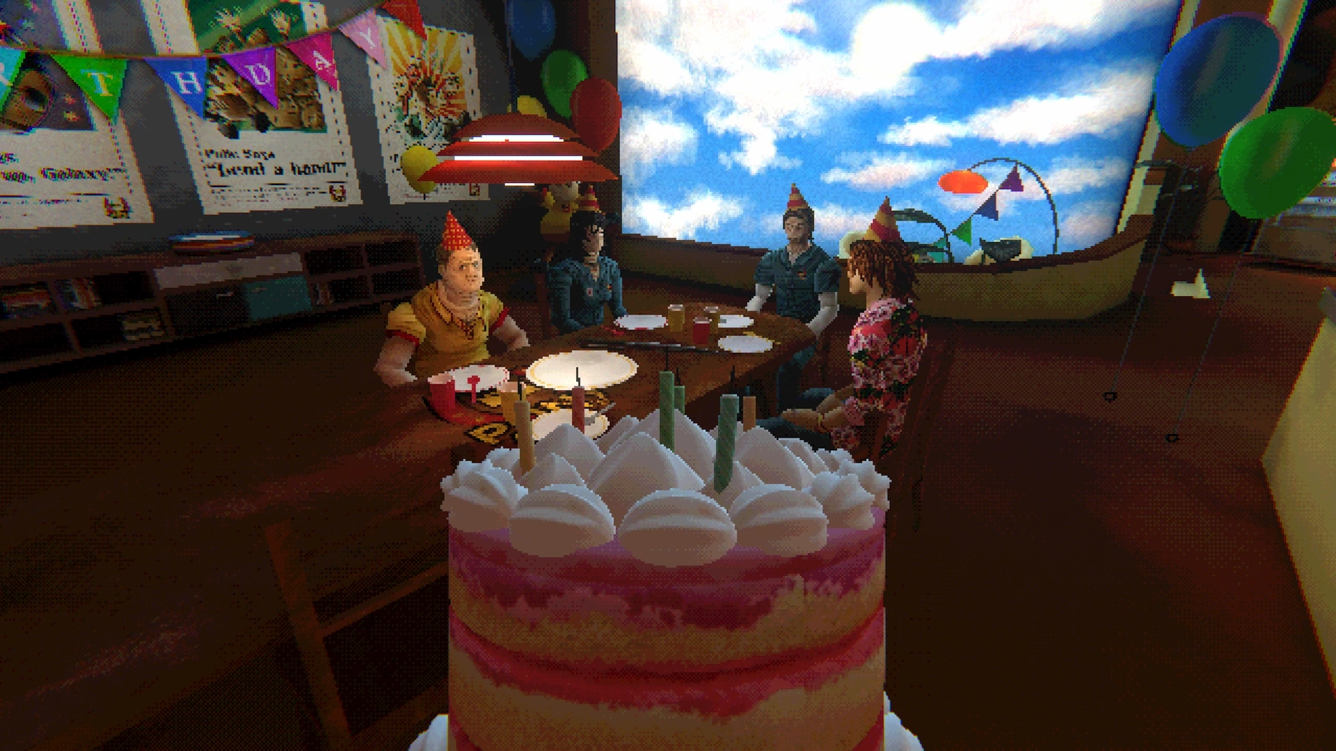 A screenshot of Mouthwashing.