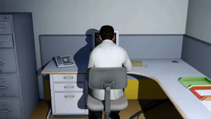A screenshot of The Stanley Parable.