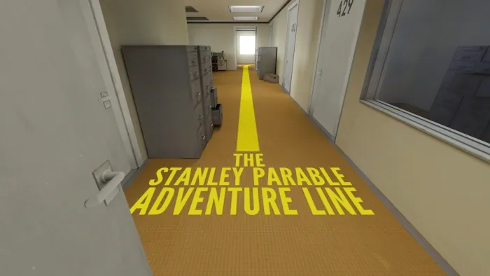 A screenshot of The Stanley Parable.