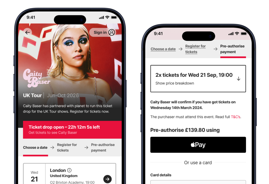 Project image for Ticket Purchase Flow