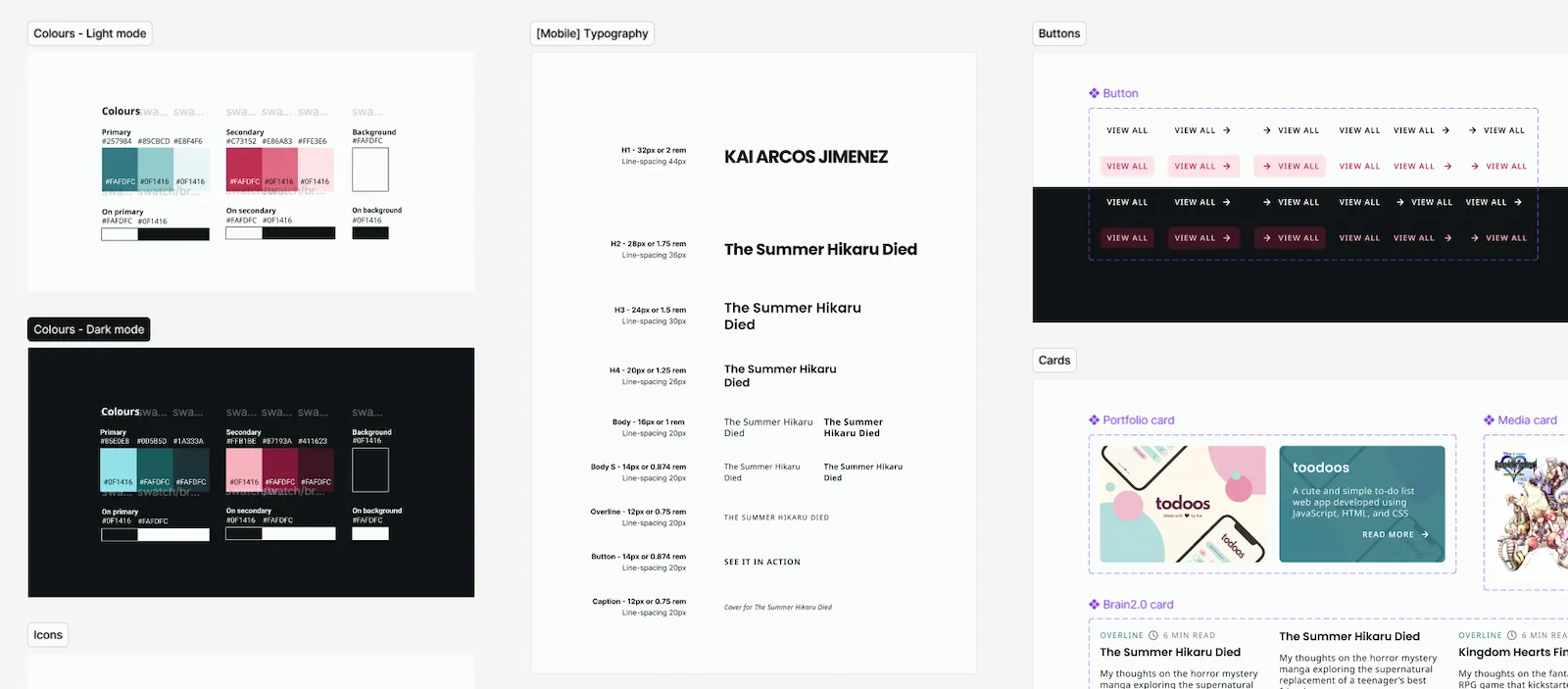 A peek at the simple design system
