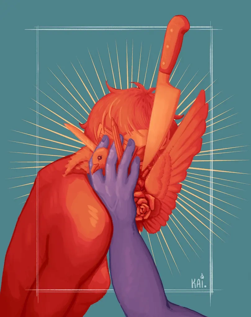Artwork honouring the first year without my father.